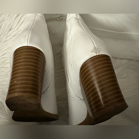 Arromic Western Cowgirl Boots Embroidered, Knee-High, Pointed Toe, Chunky Heel - Picture 5 of 6